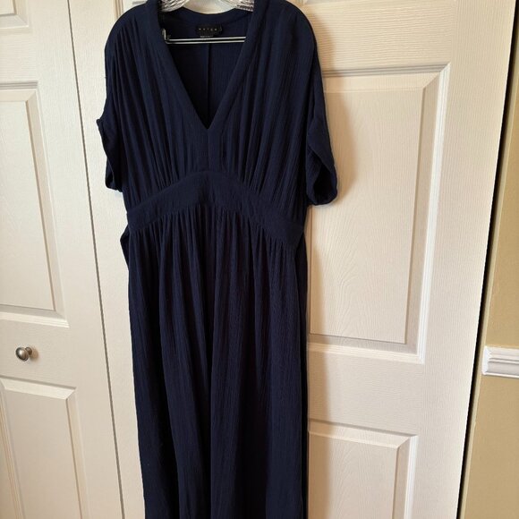 Hatch Dresses & Skirts - Hatch Navy Blue Maternity Dress